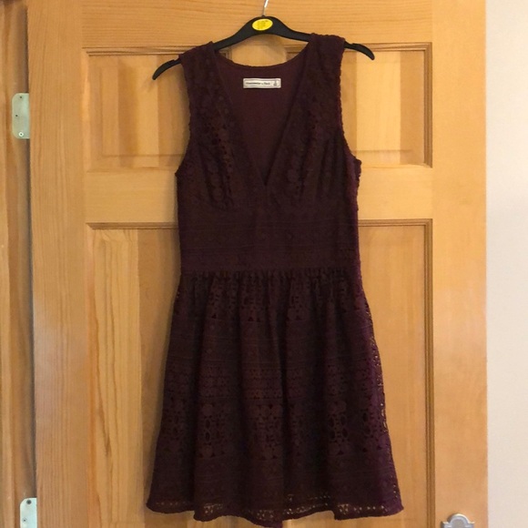 Abercrombie & Fitch Dresses & Skirts - Abercrombie & Fitch crocheted lined dress